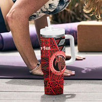 Personalised Tonga Language Week Tumbler With Handle Heilala Turtle Malo E Lelei LT22 - Polynesian Pride