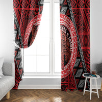 Tonga Language Week Window Curtain Heilala Turtle Malo E Lelei LT22 - Polynesian Pride