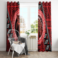 Tonga Language Week Window Curtain Heilala Turtle Malo E Lelei LT22 - Polynesian Pride