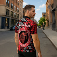 Personalised Tonga Language Week Zipper Polo Shirt Heilala Turtle Malo E Lelei LT22 - Polynesian Pride