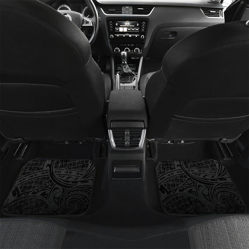 Kiwi New Zealand Personalised Car Mats NZ Map Pohutukawa Fern Maori Pattern
