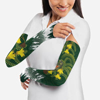 Kea Bird Kowhai New Zealand Arm Sleeves Mountain Landscape Maori Art LT22 - Polynesian Pride