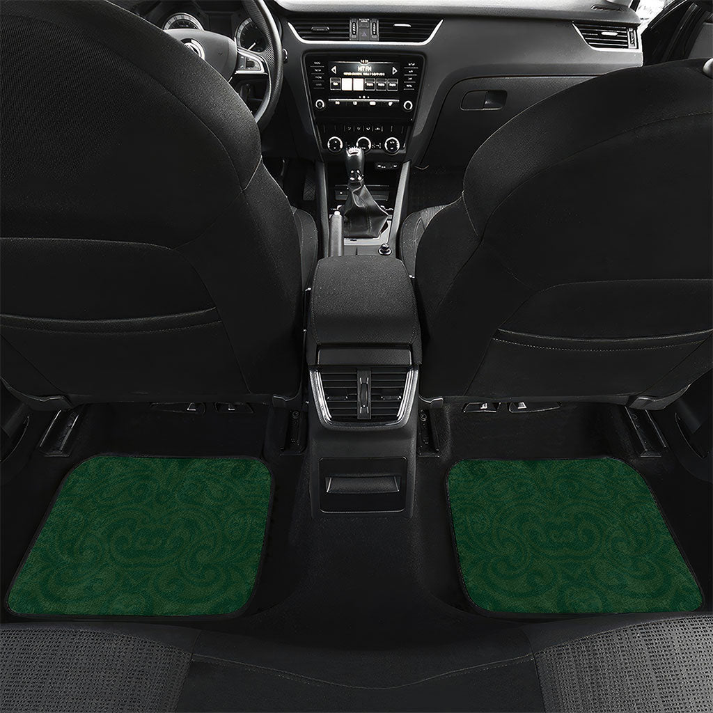 Kea Bird Kowhai New Zealand Car Mats Mountain Landscape Maori Art LT22 Set 2pcs - Back Green - Polynesian Pride