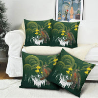 Kea Bird Kowhai New Zealand Pillow Cover Mountain Landscape Maori Art LT22 - Polynesian Pride