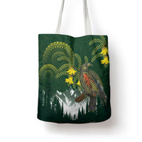 Kea Bird Kowhai New Zealand Tote Bag Mountain Landscape Maori Art LT22 - Polynesian Pride