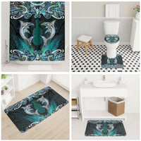New Zealand Kotiate Weapon Bathroom Set Aotearoa Mango Paua Shell Maori Pattern LT22 - Polynesian Pride