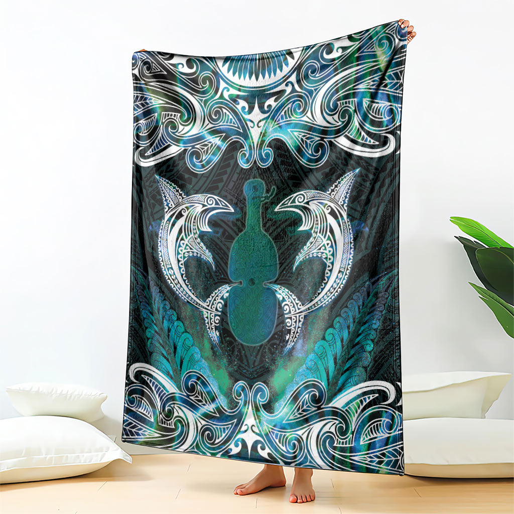 New Zealand Kotiate Weapon Blanket Aotearoa Mango Paua Shell Maori Pattern LT22 - Polynesian Pride