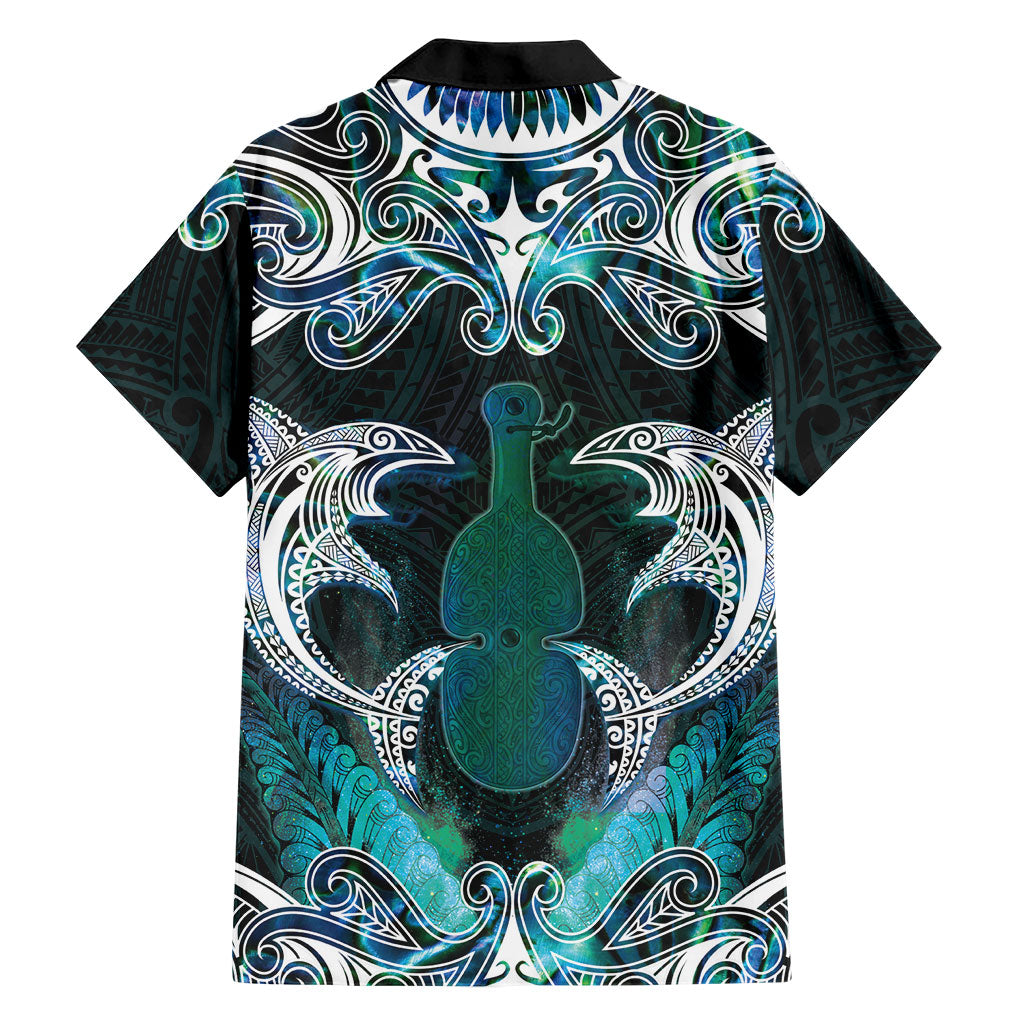 New Zealand Kotiate Weapon Family Matching Mermaid Dress and Hawaiian Shirt Aotearoa Mango Paua Shell Maori Pattern LT22 - Polynesian Pride