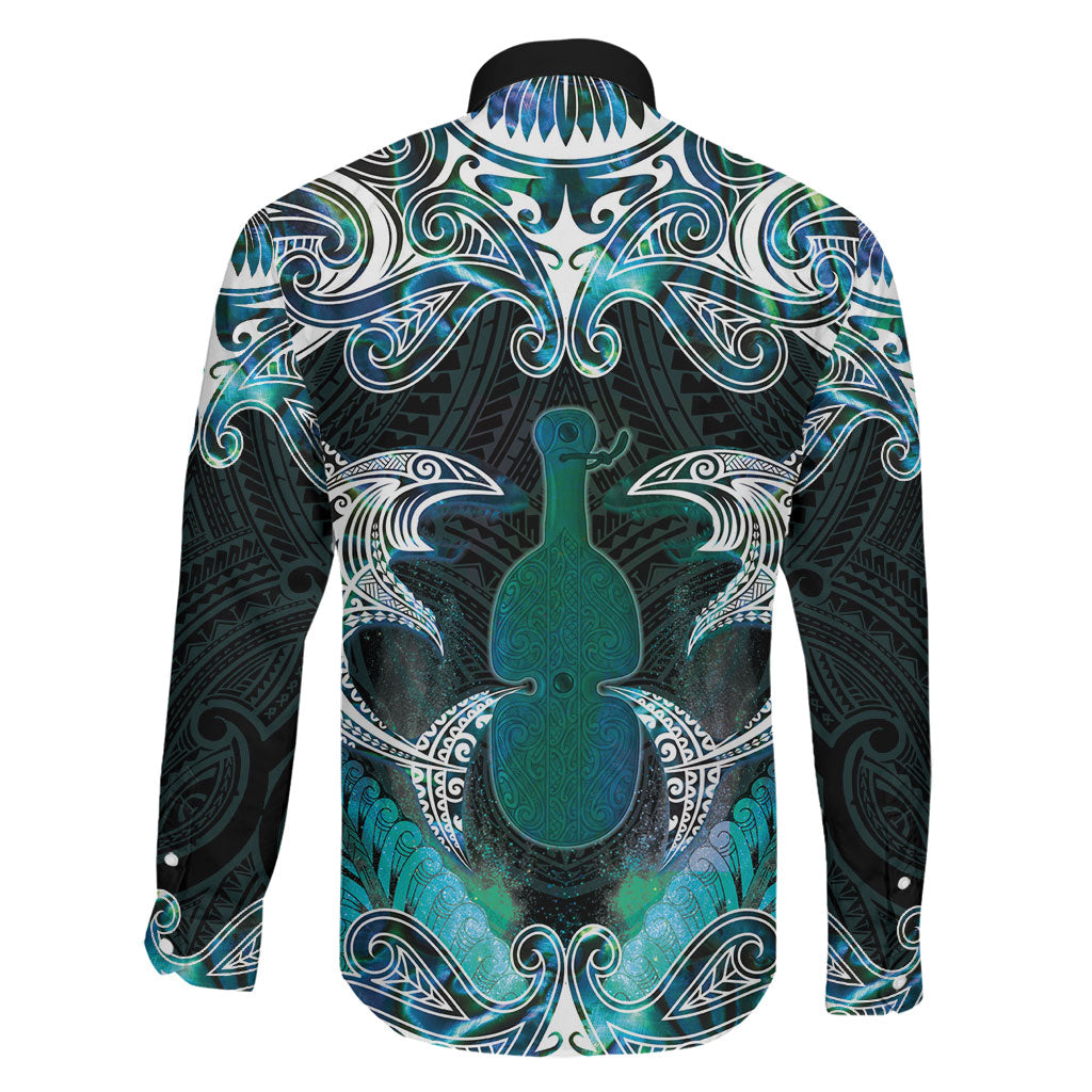 New Zealand Kotiate Weapon Family Matching Summer Maxi Dress and Hawaiian Shirt Aotearoa Mango Paua Shell Maori Pattern LT22 - Polynesian Pride