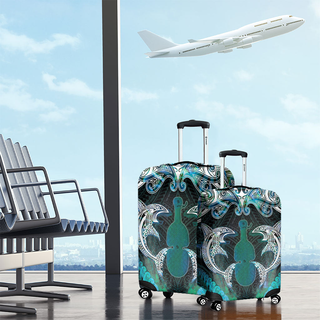 New Zealand Kotiate Weapon Luggage Cover Aotearoa Mango Paua Shell Maori Pattern LT22 - Polynesian Pride