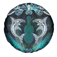 New Zealand Kotiate Weapon Spare Tire Cover Aotearoa Mango Paua Shell Maori Pattern LT22 - Polynesian Pride