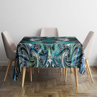 New Zealand Kotiate Weapon Tablecloth Aotearoa Mango Paua Shell Maori Pattern LT22 - Polynesian Pride