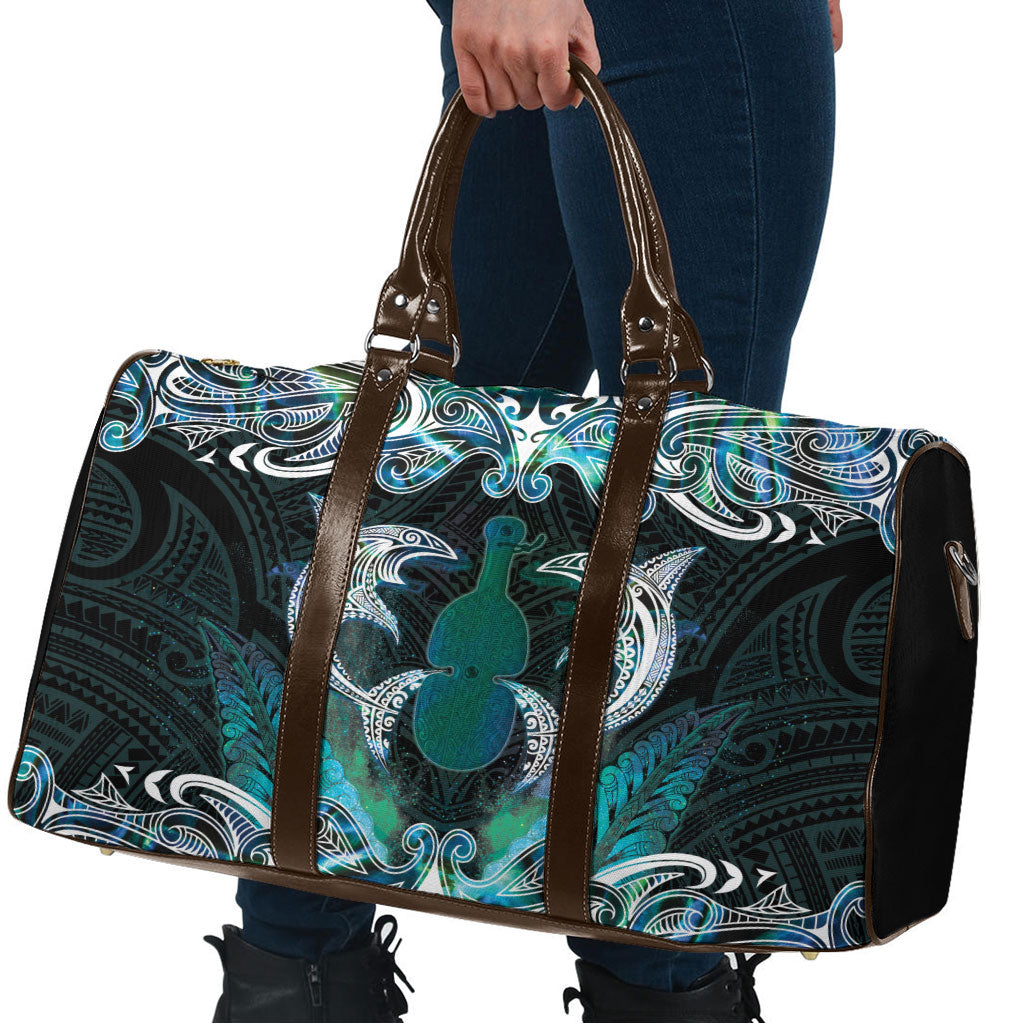 New Zealand Kotiate Weapon Travel Bag Aotearoa Mango Paua Shell Maori Pattern LT22 - Polynesian Pride