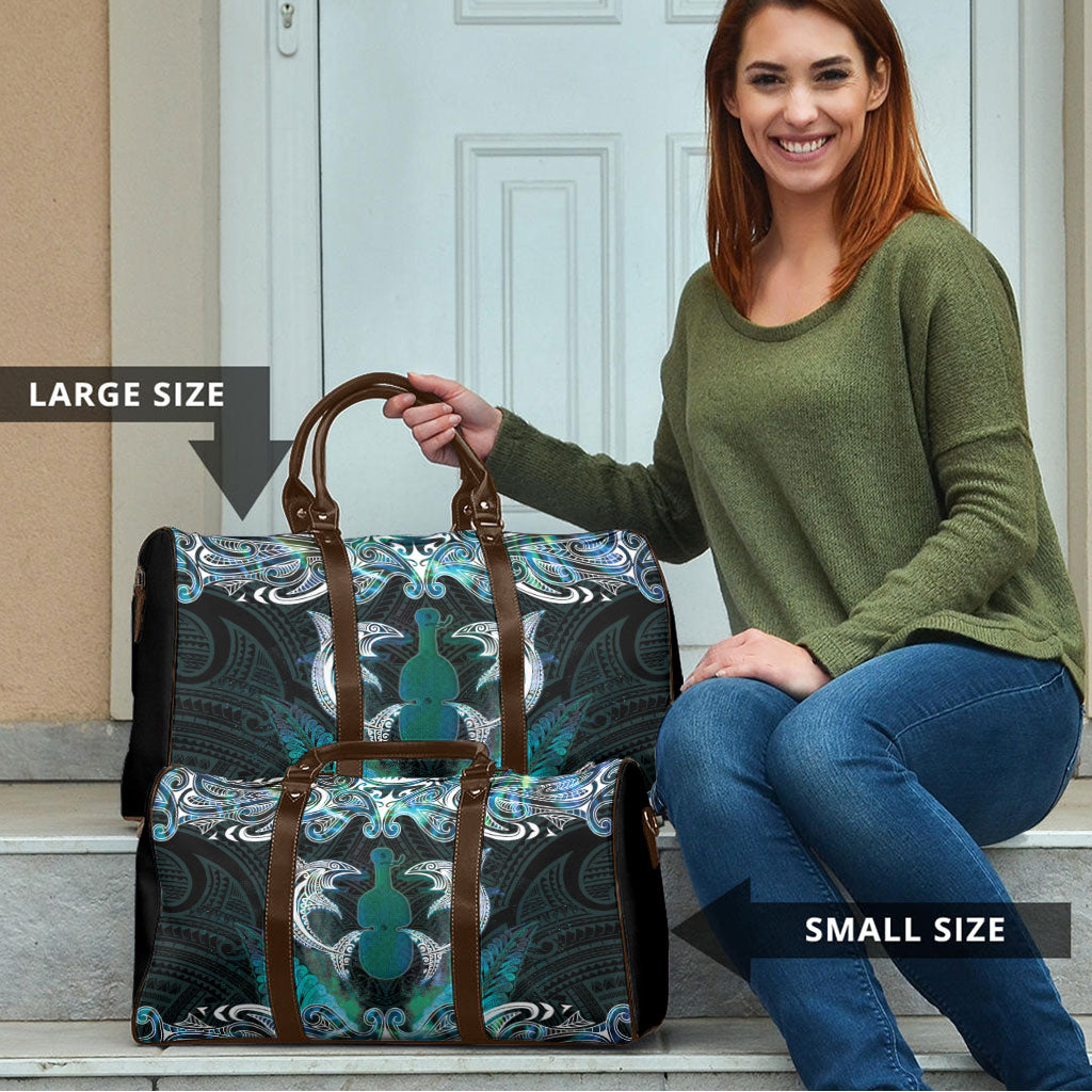 New Zealand Kotiate Weapon Travel Bag Aotearoa Mango Paua Shell Maori Pattern LT22 - Polynesian Pride