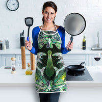 New Zealand Mere Pounamu Weapon Apron Aotearoa Mango Paua Shell Maori Pattern LT22 - Polynesian Pride