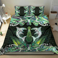 New Zealand Mere Pounamu Weapon Bedding Set Aotearoa Mango Paua Shell Maori Pattern LT22 - Polynesian Pride