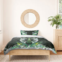 New Zealand Mere Pounamu Weapon Bedding Set Aotearoa Mango Paua Shell Maori Pattern LT22 - Polynesian Pride
