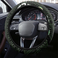 New Zealand Mere Pounamu Weapon Steering Wheel Cover Aotearoa Mango Paua Shell Maori Pattern LT22 - Polynesian Pride