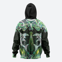 New Zealand Mere Pounamu Weapon Zip Hoodie Aotearoa Mango Paua Shell Maori Pattern LT22 - Polynesian Pride