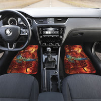 New Zealand Kea Bird Matariki Personalised Car Mats Silver Fern Maori Pattern