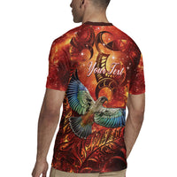 New Zealand Kea Bird Matariki Personalised Rugby Jersey Silver Fern Maori Pattern