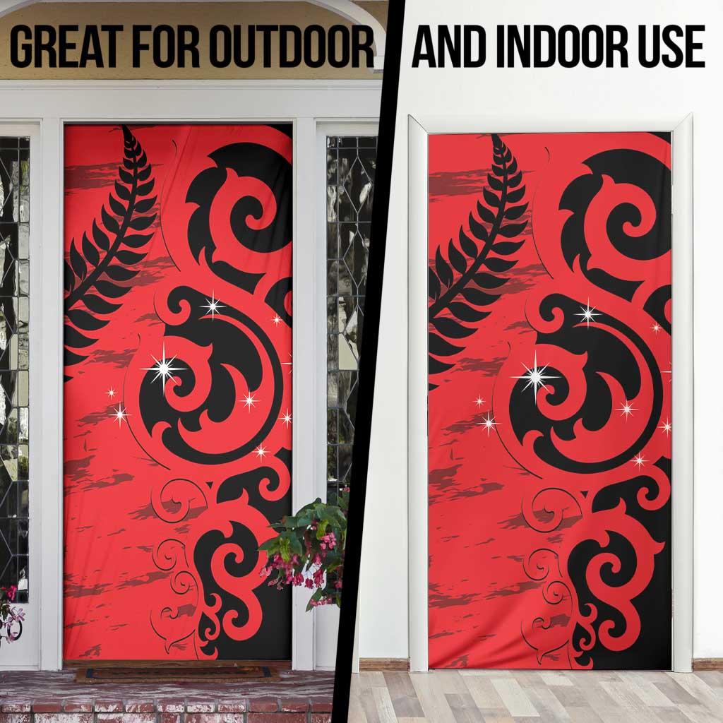 New Zealand Matariki Door Cover Maori New Year Koru Pattern