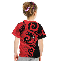 New Zealand Matariki Kid T Shirt Maori New Year Koru Pattern LT22 - Polynesian Pride