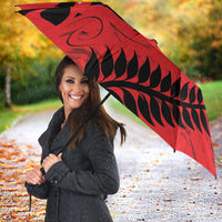 New Zealand Matariki Umbrella Maori New Year Koru Pattern