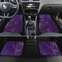 New Zealand Matariki Car Mats Maori Manaia Galaxy Silver Fern Purple Color LT22 Set 4pcs Purple - Polynesian Pride
