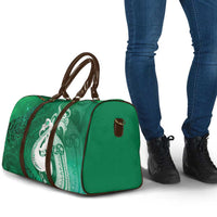 New Zealand Matariki Travel Bag Maori Manaia Galaxy Silver Fern Green Color LT22 - Polynesian Pride