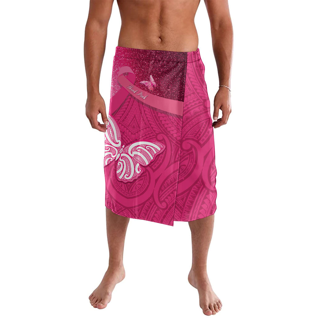 New Zealand Breast Cancer Awareness Lavalava Pink Ribbon Butterfly Maori Pattern