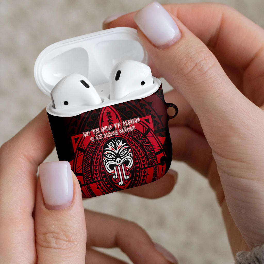 New Zealand Maori Language Week AirPods Case Te Wiki O Te Reo Maori Hei Tiki LT22 - Polynesian Pride
