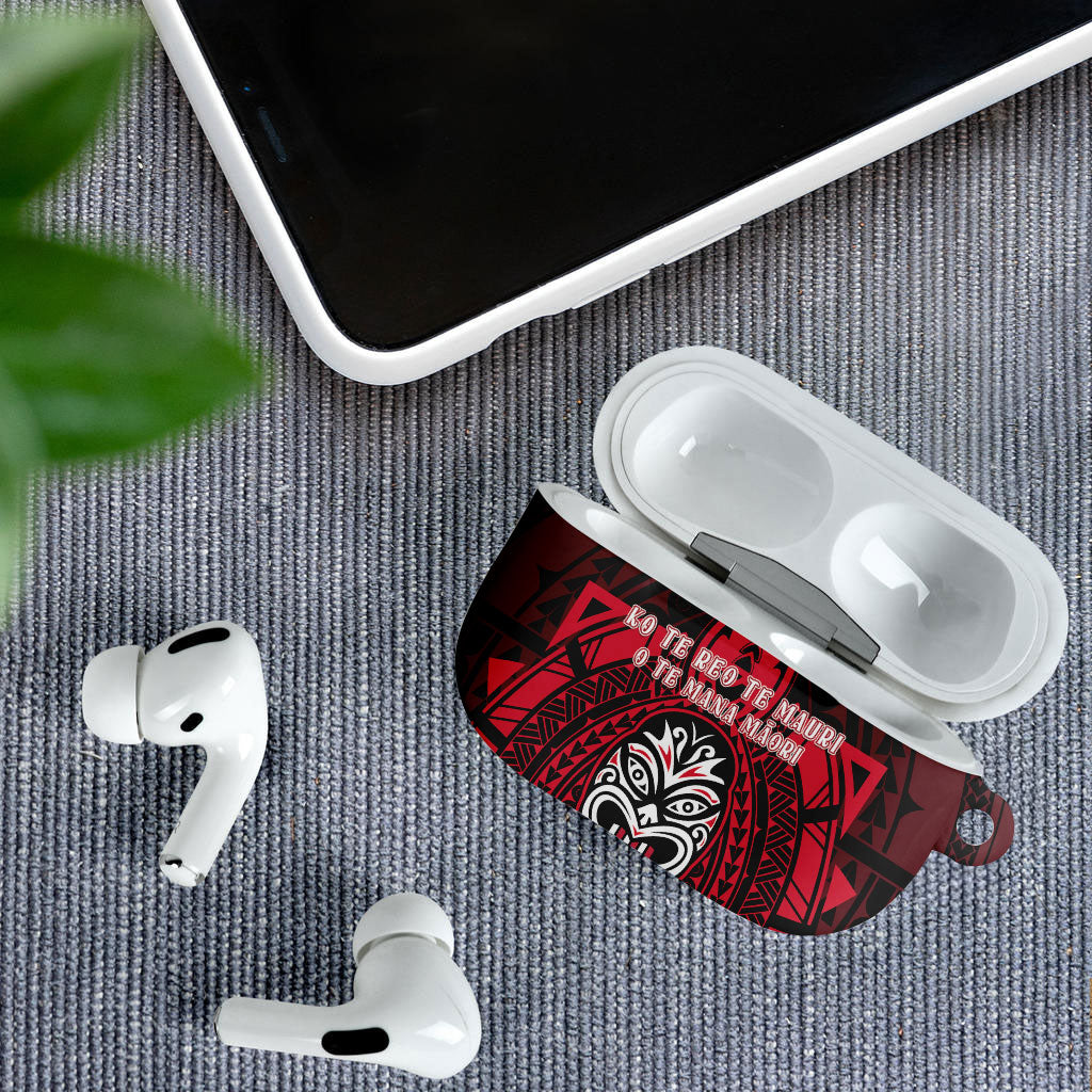 New Zealand Maori Language Week AirPods Case Te Wiki O Te Reo Maori Hei Tiki LT22 - Polynesian Pride