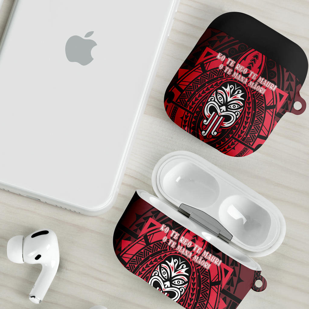 New Zealand Maori Language Week AirPods Case Te Wiki O Te Reo Maori Hei Tiki LT22 - Polynesian Pride