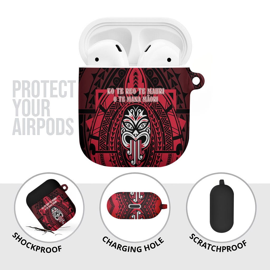 New Zealand Maori Language Week AirPods Case Te Wiki O Te Reo Maori Hei Tiki LT22 - Polynesian Pride