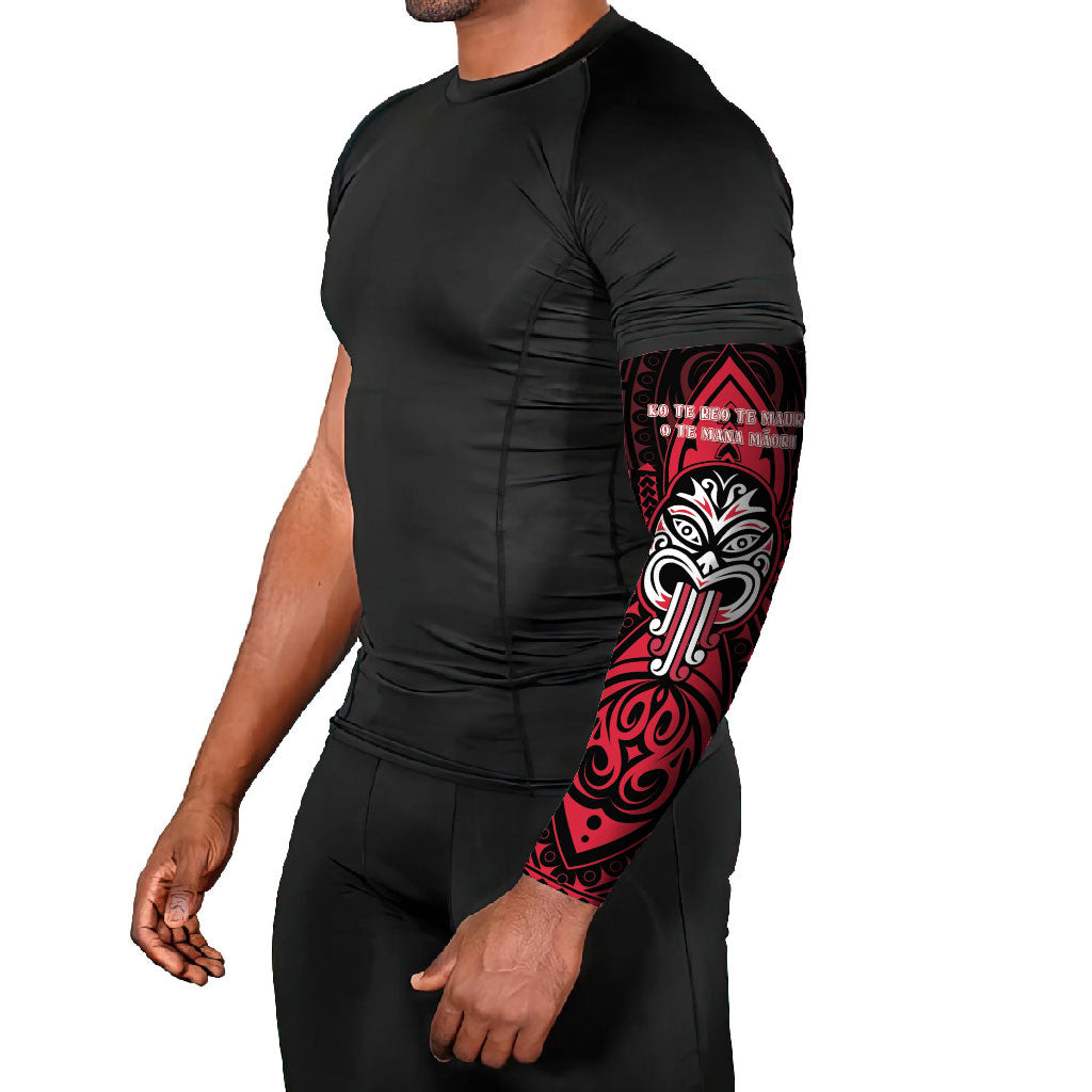 New Zealand Maori Language Week Arm Sleeves Te Wiki O Te Reo Maori Hei Tiki LT22 - Polynesian Pride