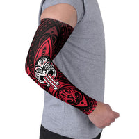 New Zealand Maori Language Week Arm Sleeves Te Wiki O Te Reo Maori Hei Tiki LT22 - Polynesian Pride