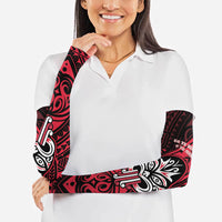 New Zealand Maori Language Week Arm Sleeves Te Wiki O Te Reo Maori Hei Tiki LT22 - Polynesian Pride