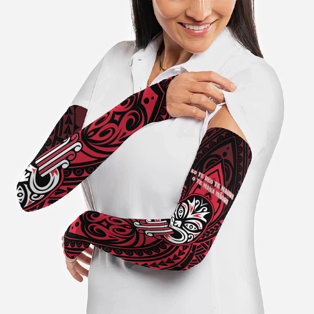 New Zealand Maori Language Week Arm Sleeves Te Wiki O Te Reo Maori Hei Tiki LT22 - Polynesian Pride