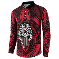 New Zealand Maori Language Week Button Sweatshirt Te Wiki O Te Reo Maori Hei Tiki LT22 - Polynesian Pride