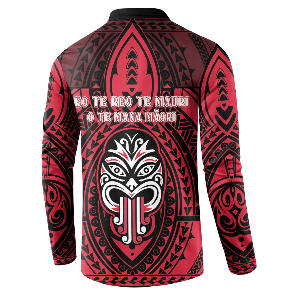 New Zealand Maori Language Week Button Sweatshirt Te Wiki O Te Reo Maori Hei Tiki LT22 - Polynesian Pride