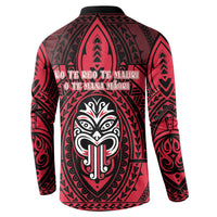 New Zealand Maori Language Week Button Sweatshirt Te Wiki O Te Reo Maori Hei Tiki LT22 - Polynesian Pride