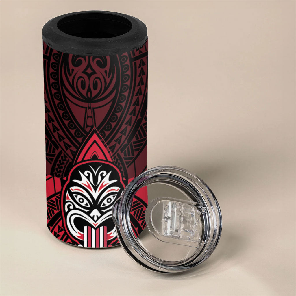 New Zealand Maori Language Week 4 in 1 Can Cooler Tumbler Te Wiki O Te Reo Maori Hei Tiki LT22 - Polynesian Pride