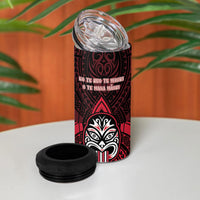 New Zealand Maori Language Week 4 in 1 Can Cooler Tumbler Te Wiki O Te Reo Maori Hei Tiki LT22 - Polynesian Pride