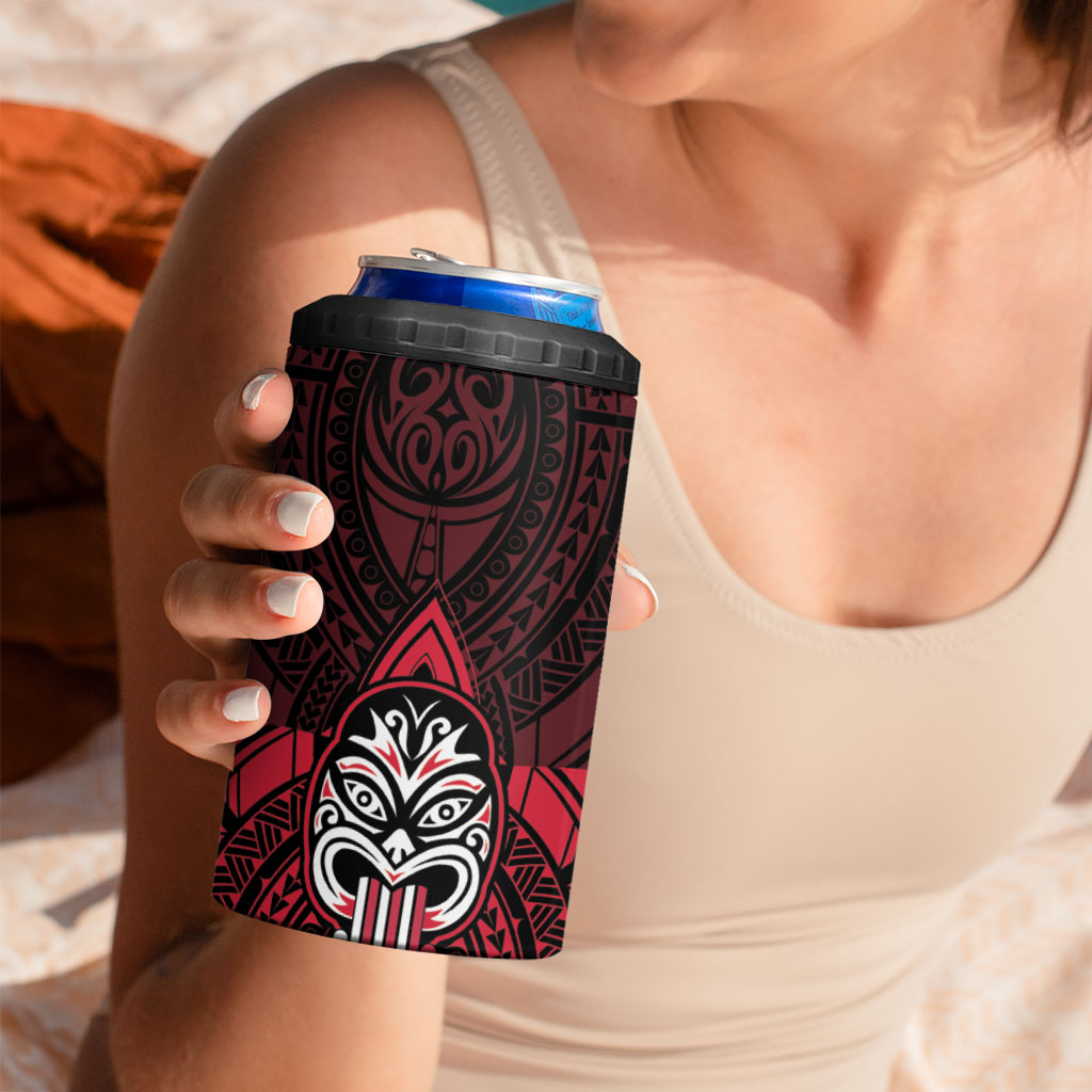 New Zealand Maori Language Week 4 in 1 Can Cooler Tumbler Te Wiki O Te Reo Maori Hei Tiki LT22 - Polynesian Pride