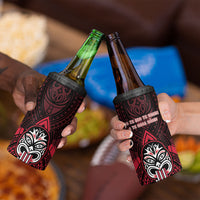New Zealand Maori Language Week 4 in 1 Can Cooler Tumbler Te Wiki O Te Reo Maori Hei Tiki LT22 - Polynesian Pride