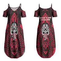 New Zealand Maori Language Week Couples Matching Summer Maxi Dress and Long Sleeve Button Shirt Te Wiki O Te Reo Maori Hei Tiki LT22 - Polynesian Pride