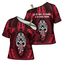 New Zealand Maori Language Week Cross Shoulder Shirt Te Wiki O Te Reo Maori Hei Tiki LT22 - Polynesian Pride
