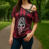 New Zealand Maori Language Week Cross Shoulder Shirt Te Wiki O Te Reo Maori Hei Tiki LT22 - Polynesian Pride
