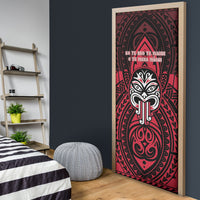 New Zealand Maori Language Week Door Cover Te Wiki O Te Reo Maori Hei Tiki LT22 - Polynesian Pride